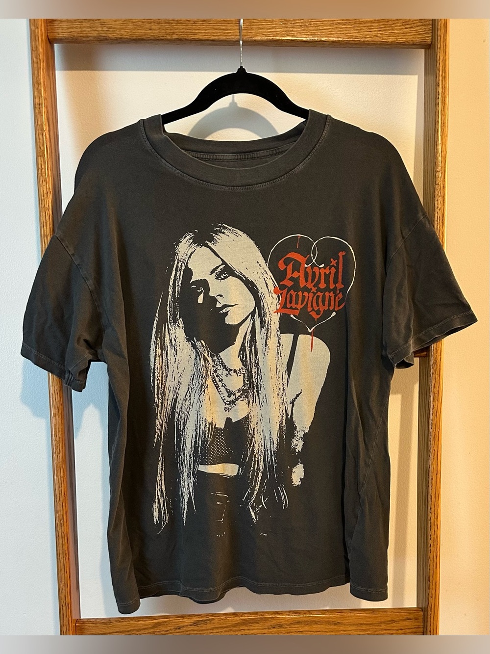 American Eagle Outfitters Black Avril Lavigne Graphic Tee